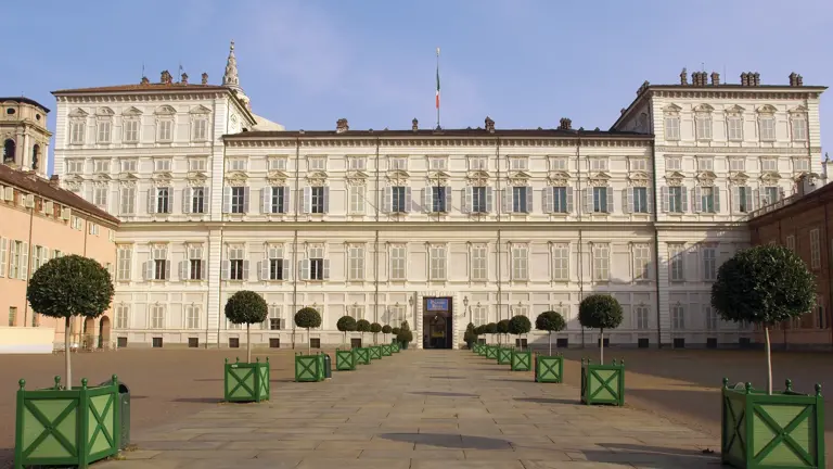 The 17th-century Palazzo Reale in Turin, Baroque royal palace of the House of Savoy on Piazza Castello